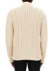Givenchy - Givenchy Jersey With Logo - Men’s Knitwear