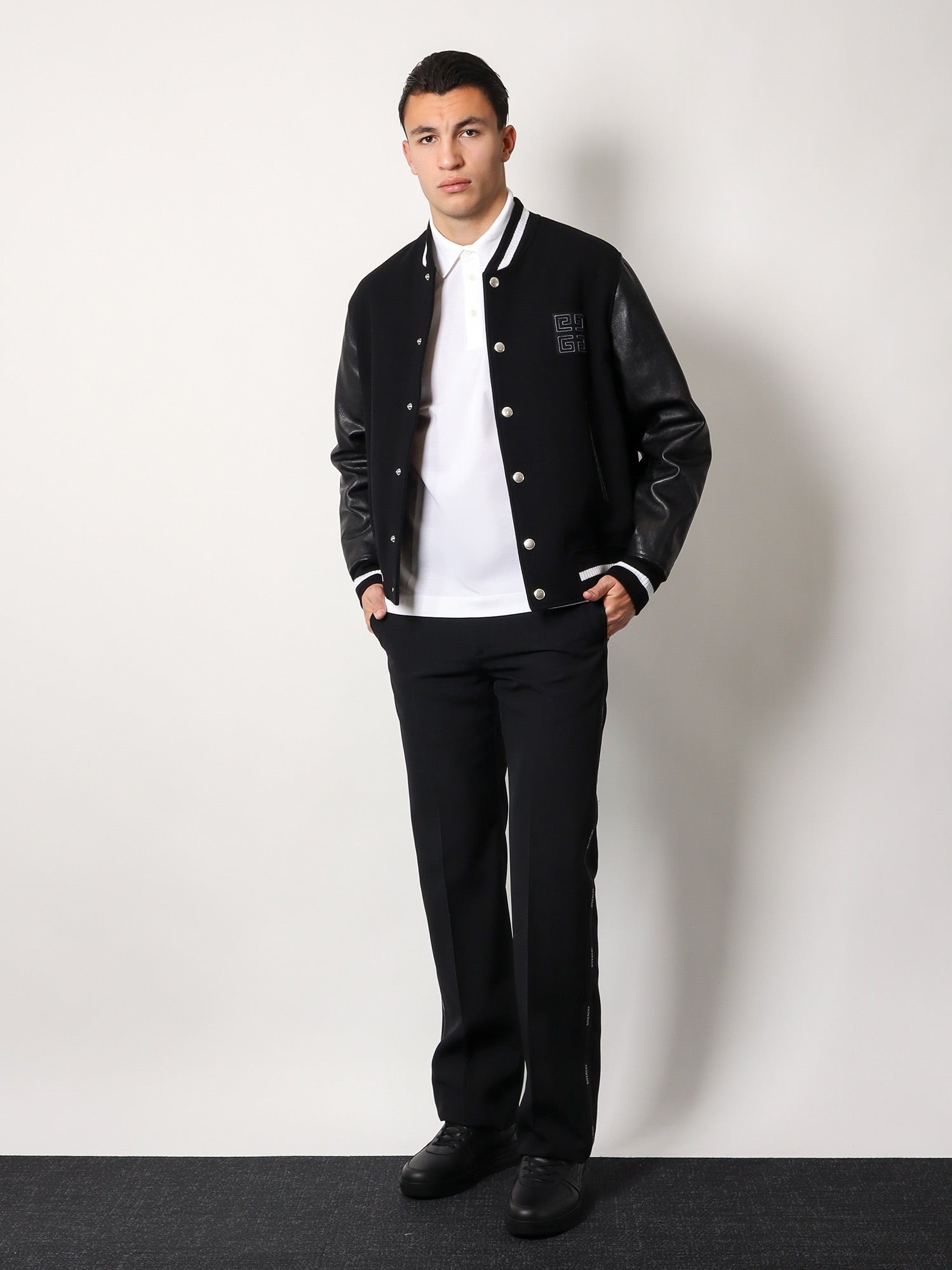 Givenchy - Givenchy Piqué Cotton Polo Shirt With 4g Embroidery - Men’s Tops