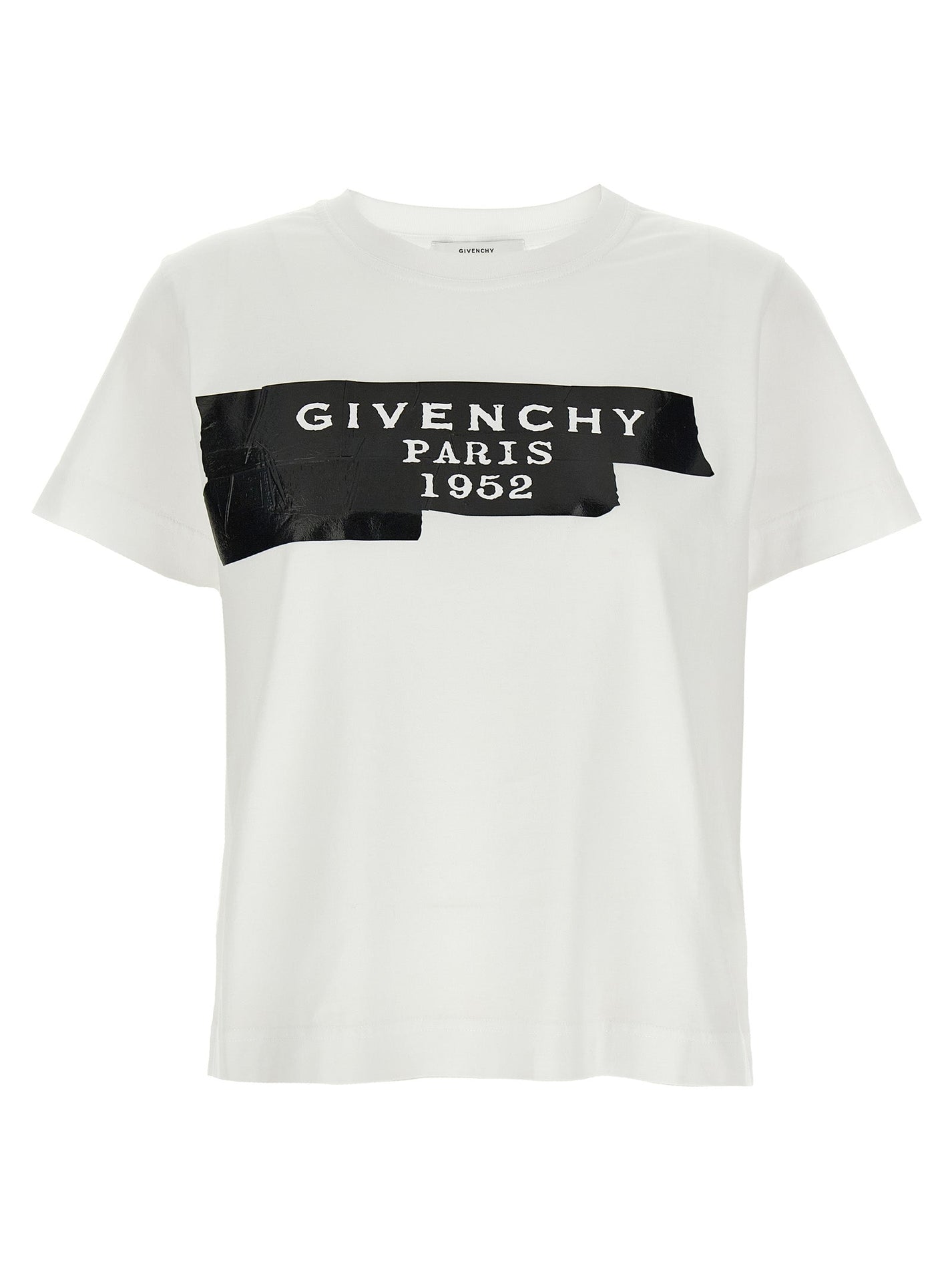 GIVENCHY - GIVENCHY - ’GIVENCHY Tape’ T-shirt - Women’s Tops