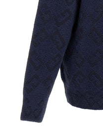 GIVENCHY - GIVENCHY - Logo embroidery sweater - Men’s Knitwear