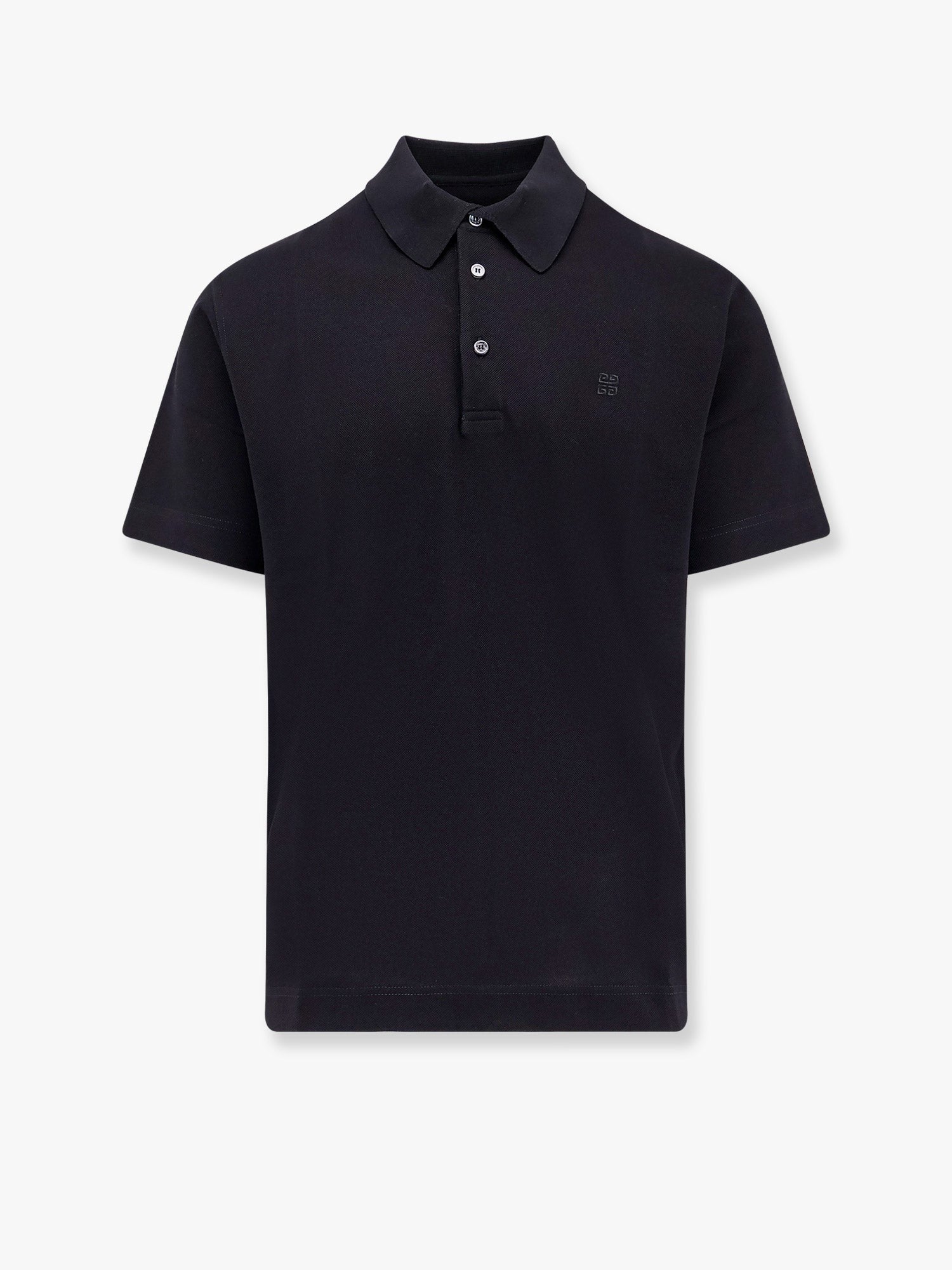 Givenchy - Givenchy Piqué Cotton Polo Shirt With 4g Embroidery - Men’s Tops