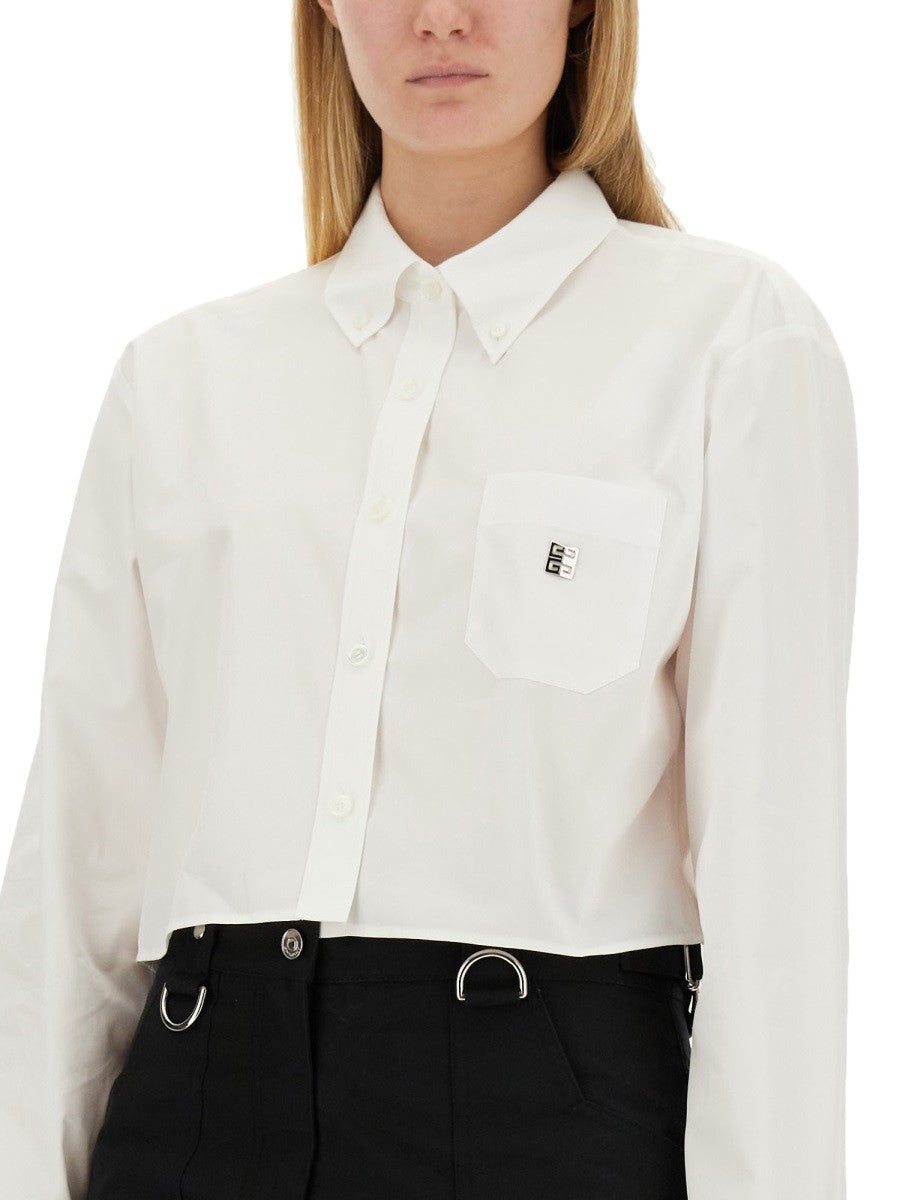 Givenchy - Givenchy Cropped Shirt - Women’s Tops