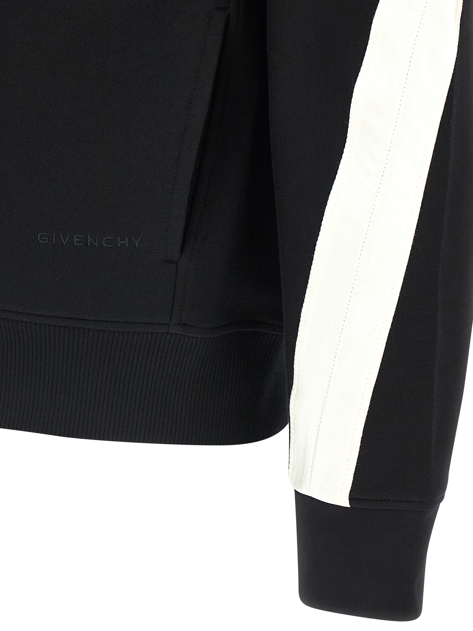 GIVENCHY - GIVENCHY - Satin insert sweatshirt - Men’s Sweatshirts
