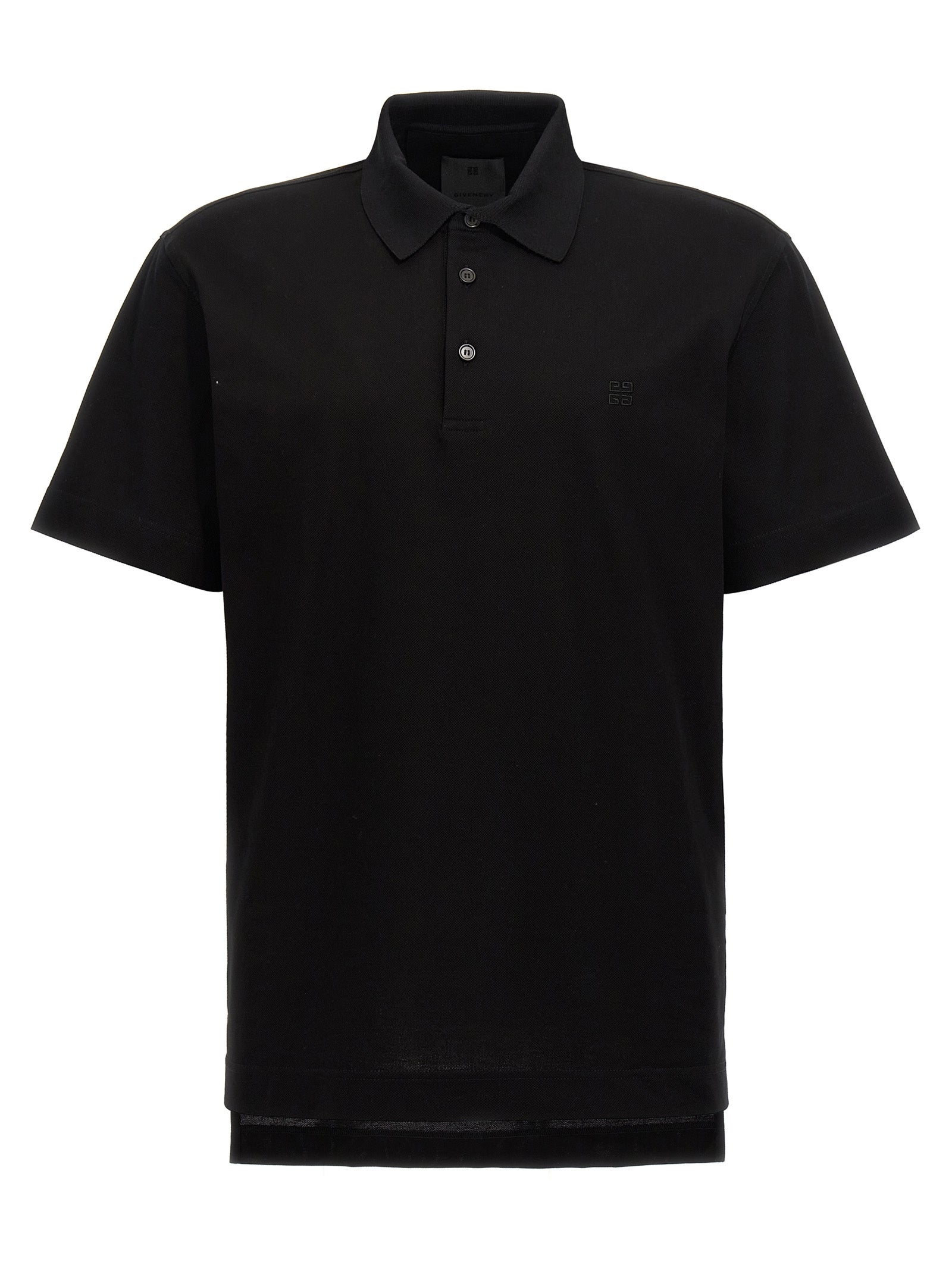 GIVENCHY - GIVENCHY - Logo embroidery polo shirt - Men’s Tops