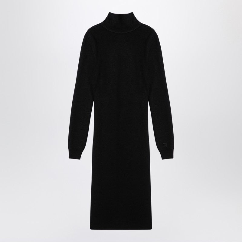 Givenchy - Givenchy Black wool-blend turtleneck dress - Dresses