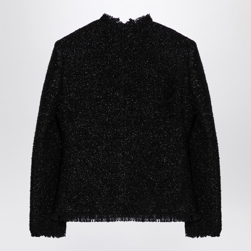 Givenchy - Givenchy Black tweed and lurex jacket - Jackets