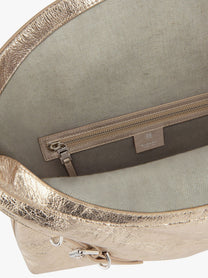 Givenchy - Givenchy Voyou Metallized Leather Shoulder Bag - Women’s Bags