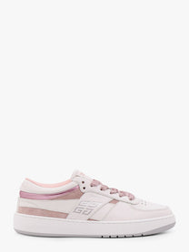 Givenchy - Givenchy G Move Leather And Suede Sneakers With Givenchy Engraving - Women’s Shoes