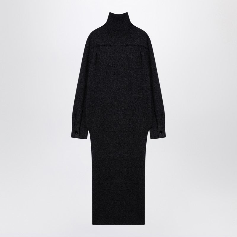 Givenchy - Givenchy Dark grey turtleneck with drawstring - Knitwear