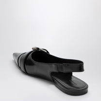 Givenchy - Givenchy Voyou black leather slingback - Slingback