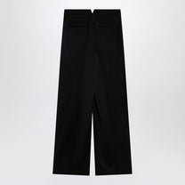 Givenchy - Givenchy Black wool wide trousers - Trousers