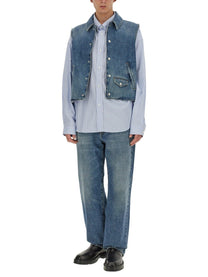 Givenchy - Givenchy Denim Vest - Men’s Outerwear