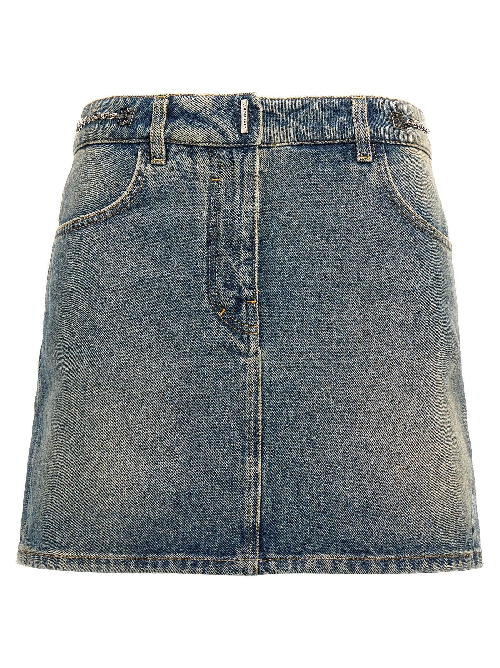 GIVENCHY - GIVENCHY - Denim mini skirt - Women’s Clothing