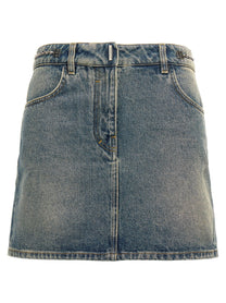 GIVENCHY - GIVENCHY - Denim mini skirt - Women’s Clothing