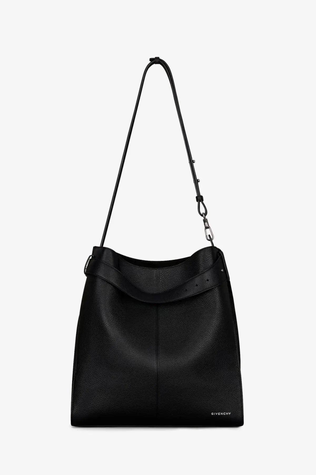 Givenchy Men's Belted Bag Leather Shoulder Bag Black