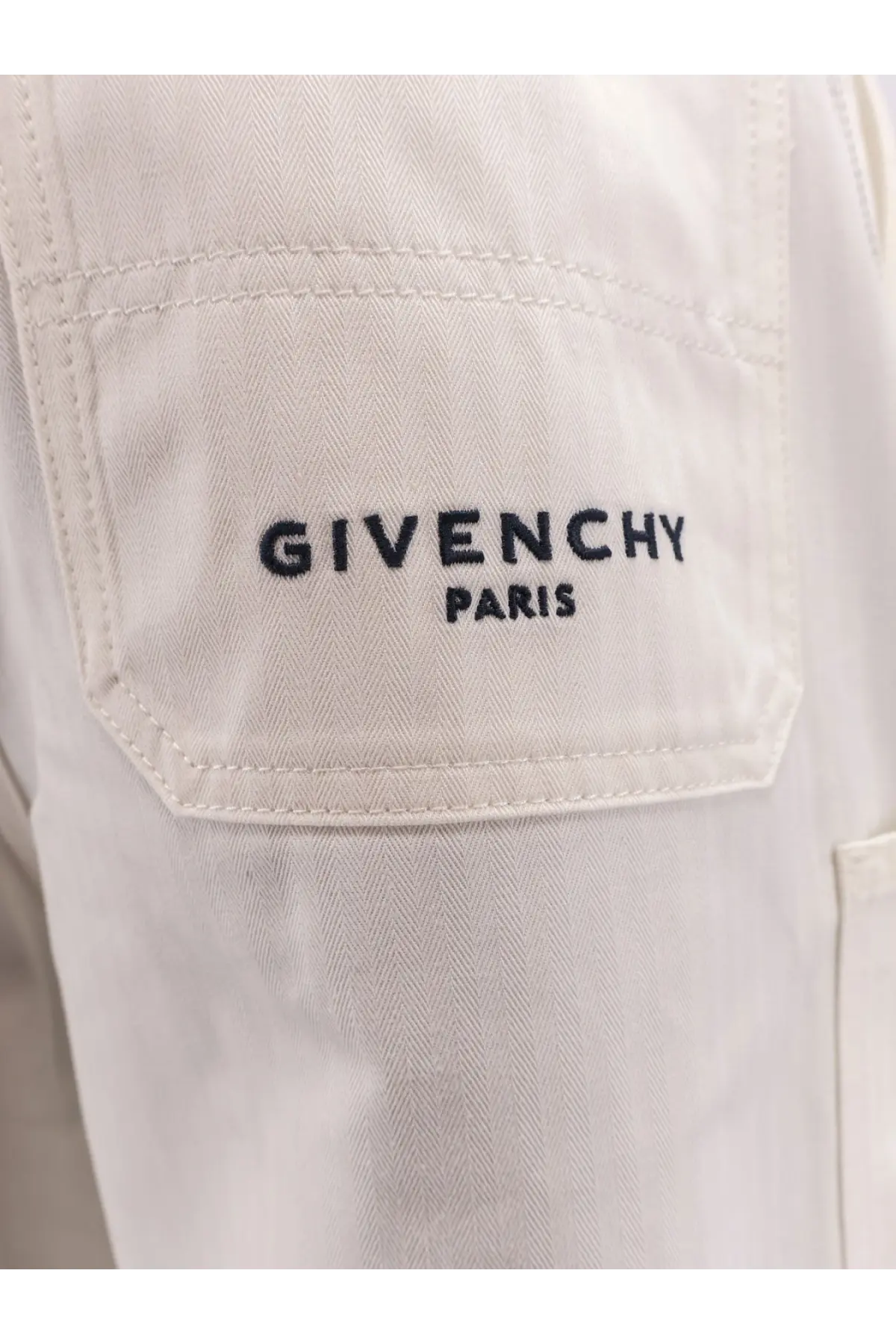 Givenchy Men's Cotton Bermuda Shorts White, view 3