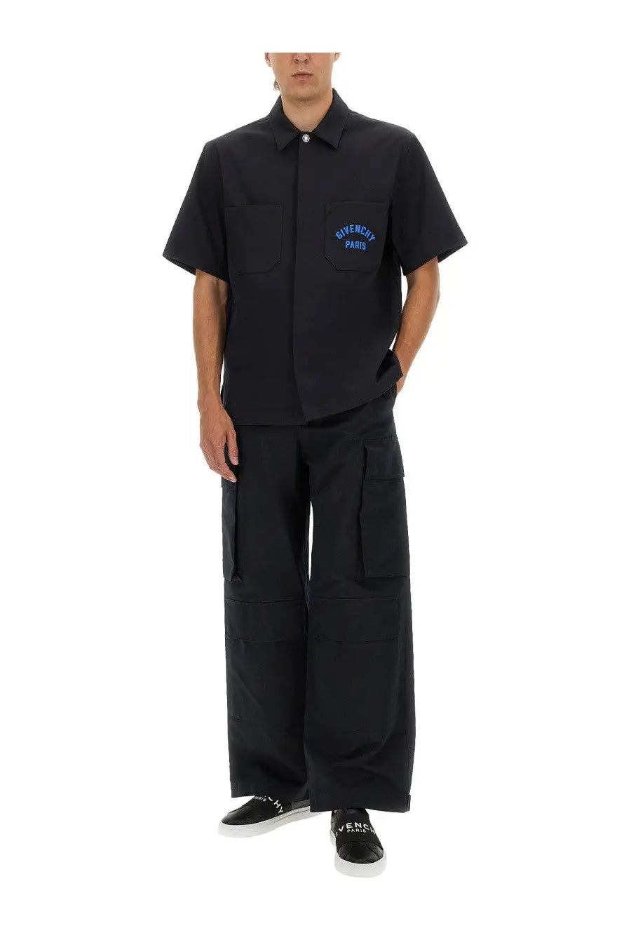 Givenchy Men's Cotton Shirt Blue, view 2
