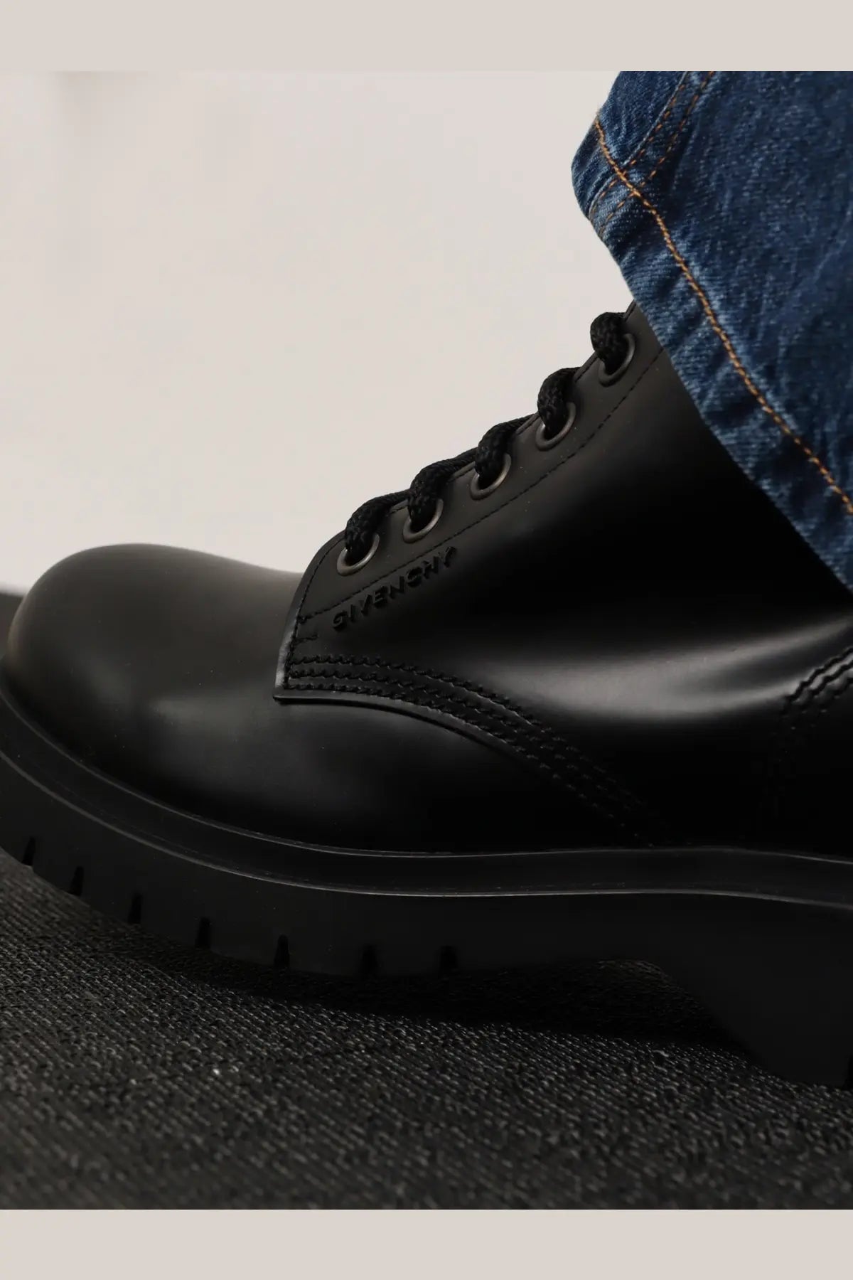 Givenchy Men's Leather Ankle Boots Black, view 2