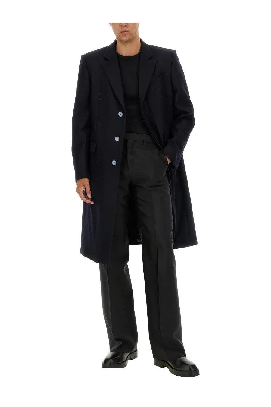 Givenchy Men's Long Coat Blue, view 2