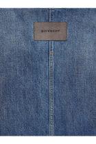 Givenchy Men's Overshirt Denim Shirt Blue, view 5