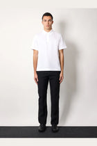 Givenchy Men's Piqué Cotton Polo Shirt White, view 3