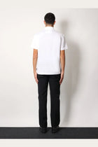 Givenchy Men's Piqué Cotton Polo Shirt White, view 4