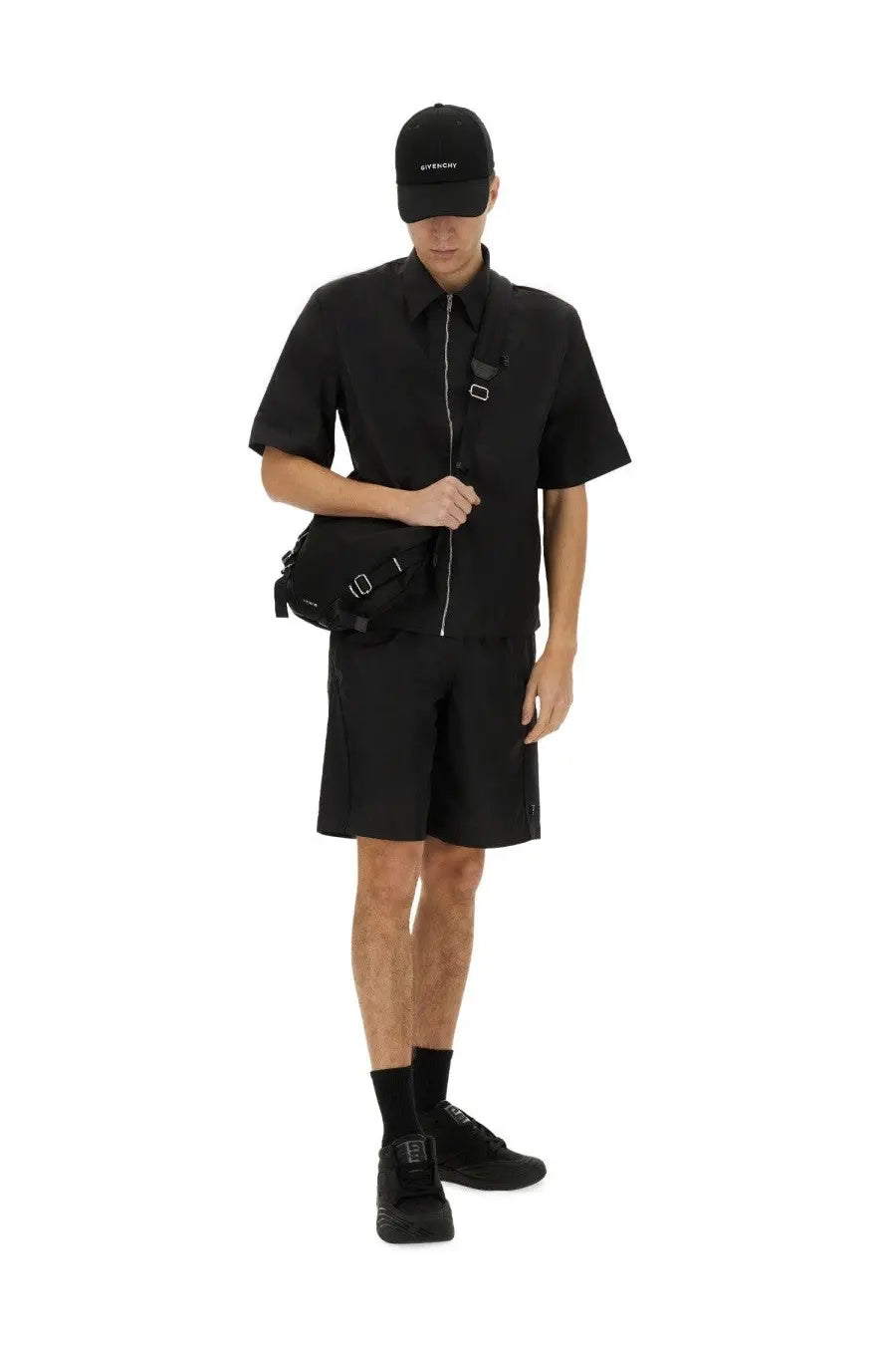 Givenchy Men's Short Track Casual Black, view 2