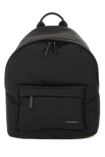 Givenchy men’s zaino essential black backpack with sleek minimalist design and subtle stitching details