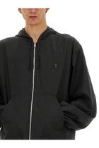 Givenchy Men's Zip Sweatshirt Black, view 4