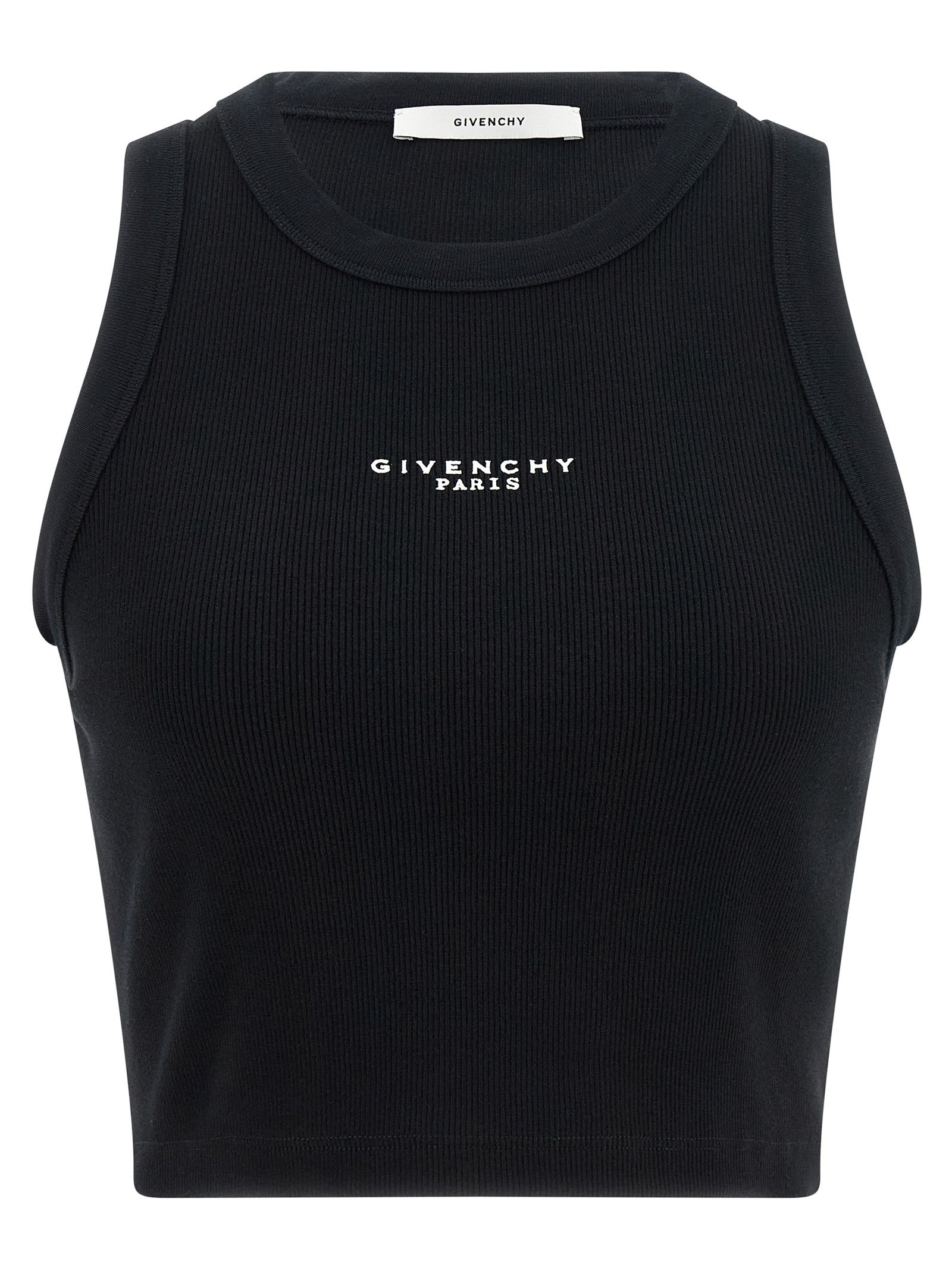 Givenchy Givenchy Paris Print Top Black