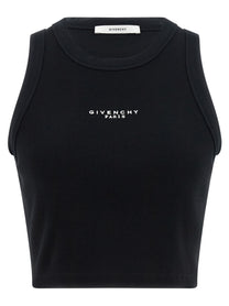 Givenchy Givenchy Paris Print Top Black