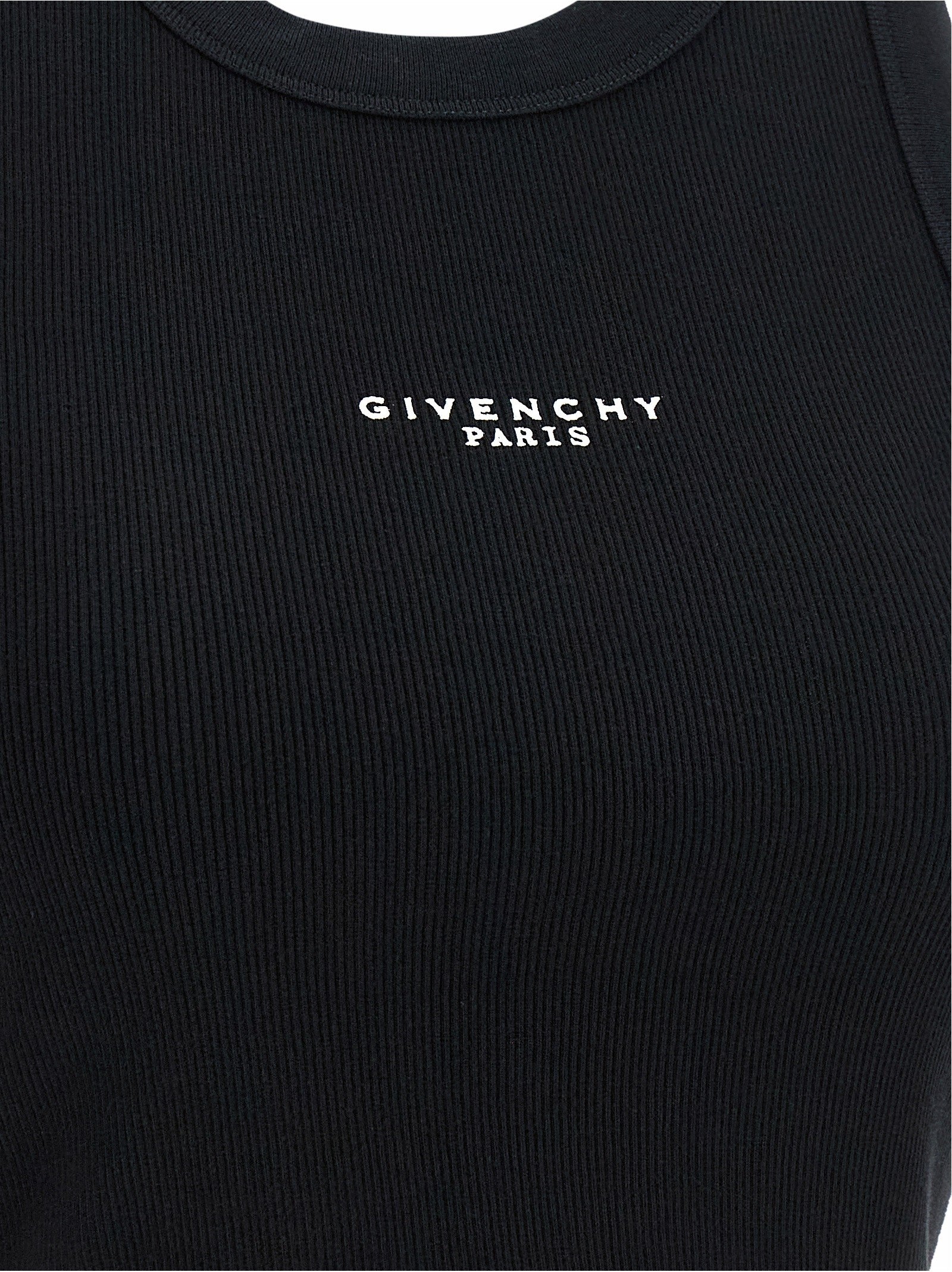 Givenchy Givenchy Paris Print Top Black