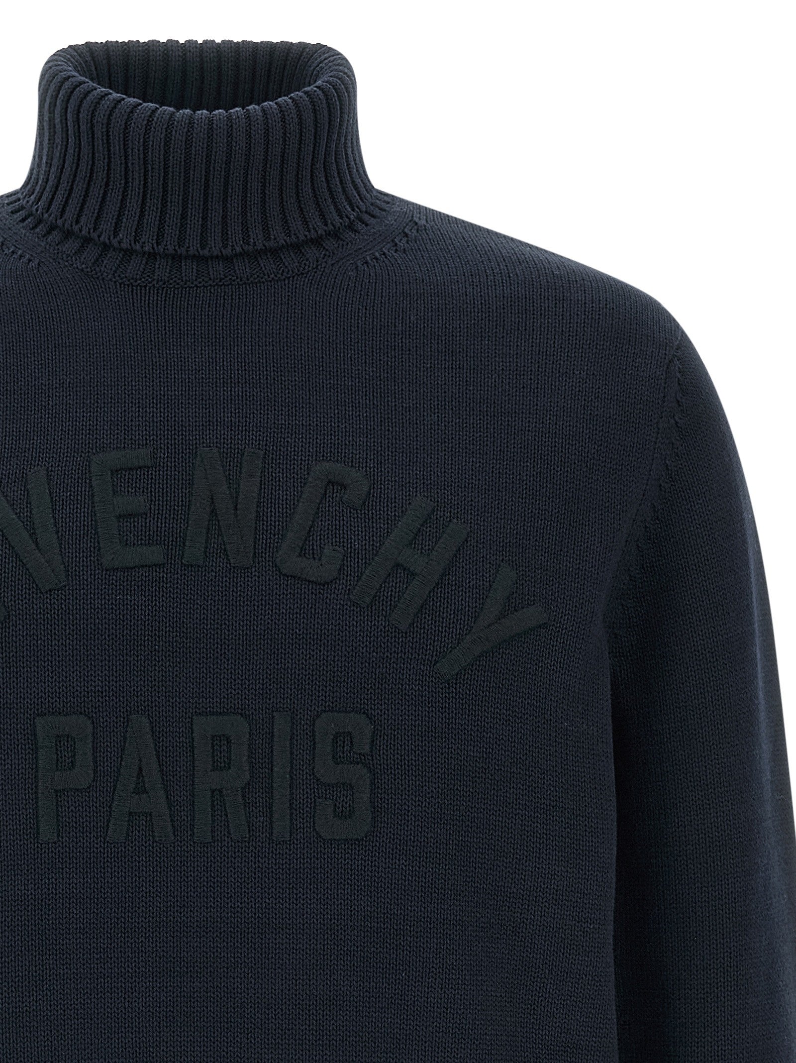 Givenchy Givenchy Paris Turtleneck Sweater Blue