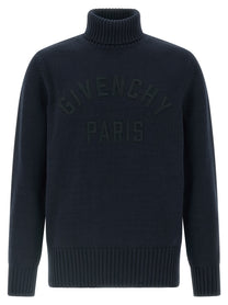 Givenchy Givenchy Paris Turtleneck Sweater Blue