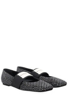 Givenchy Women's Sliced Square Ballet Flats Black, view 2