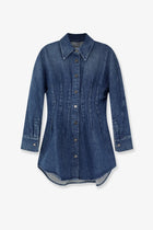 Givenchy Women's Denim Chemisier Dress Blue