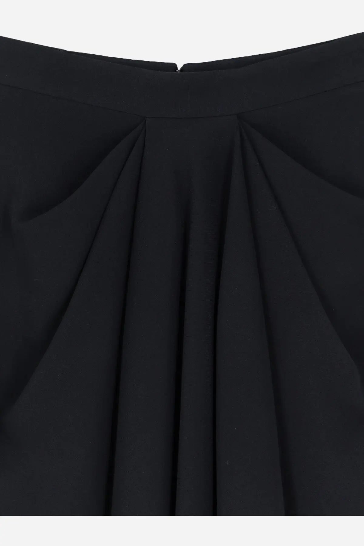 Givenchy Women's Draped Midi Skirt Black, view 5