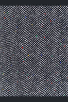 Givenchy Women's Herringbone Motif Cotton Skirt Grey, view 3