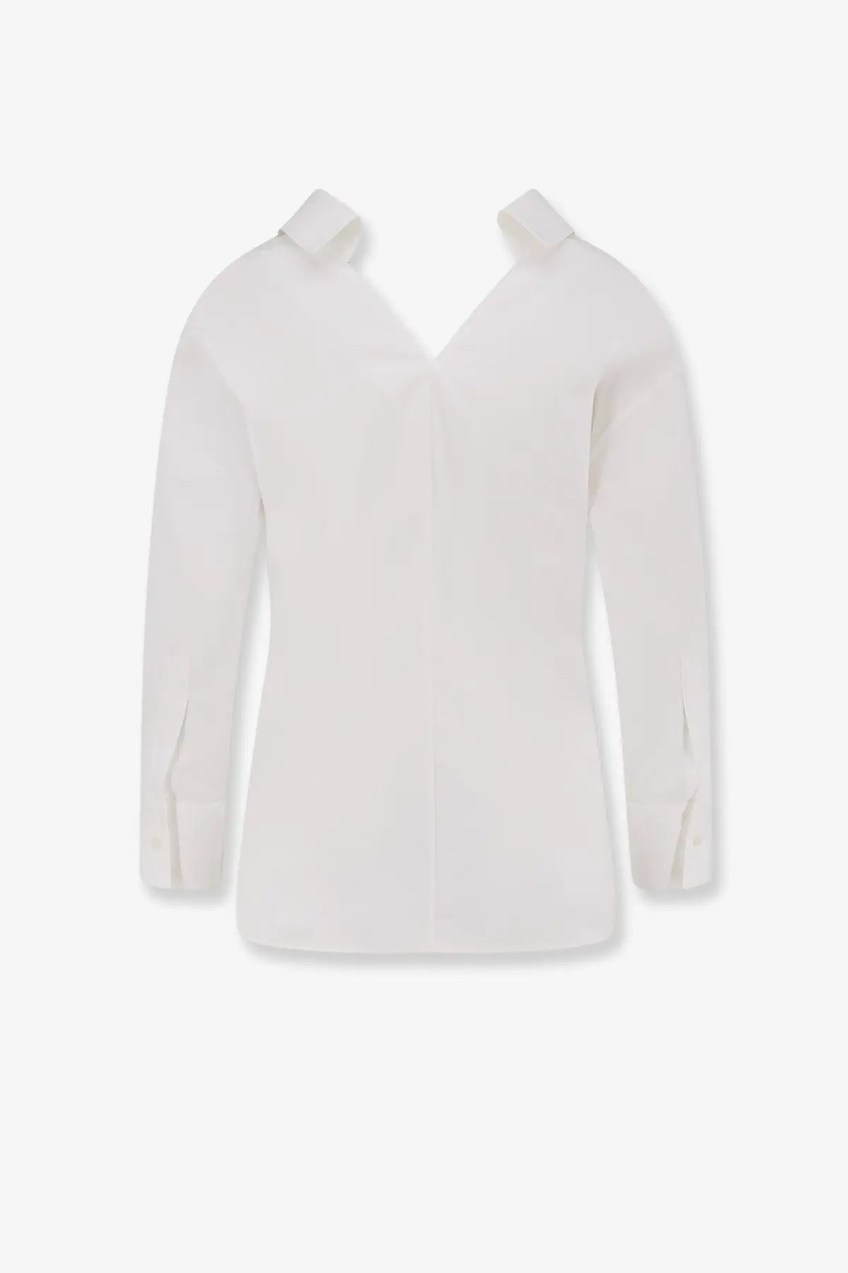 Givenchy Women's Open Cotton Shirt White, view 4