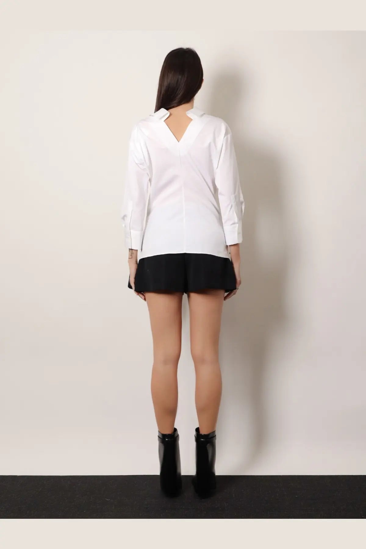 Givenchy Women's Open Cotton Shirt White, view 3