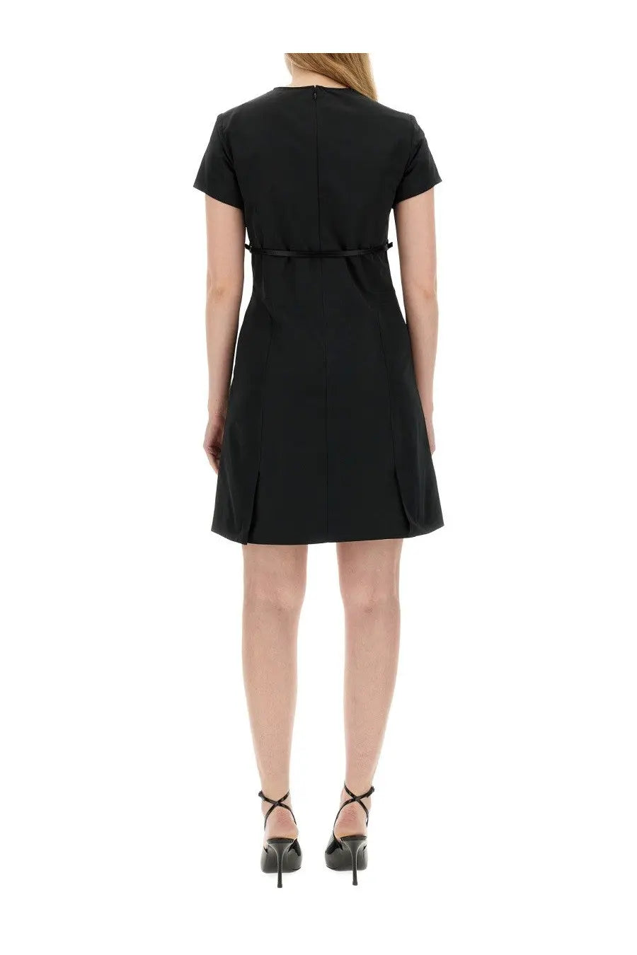 Givenchy Women's Taffeta Voyou Dress Black, view 3