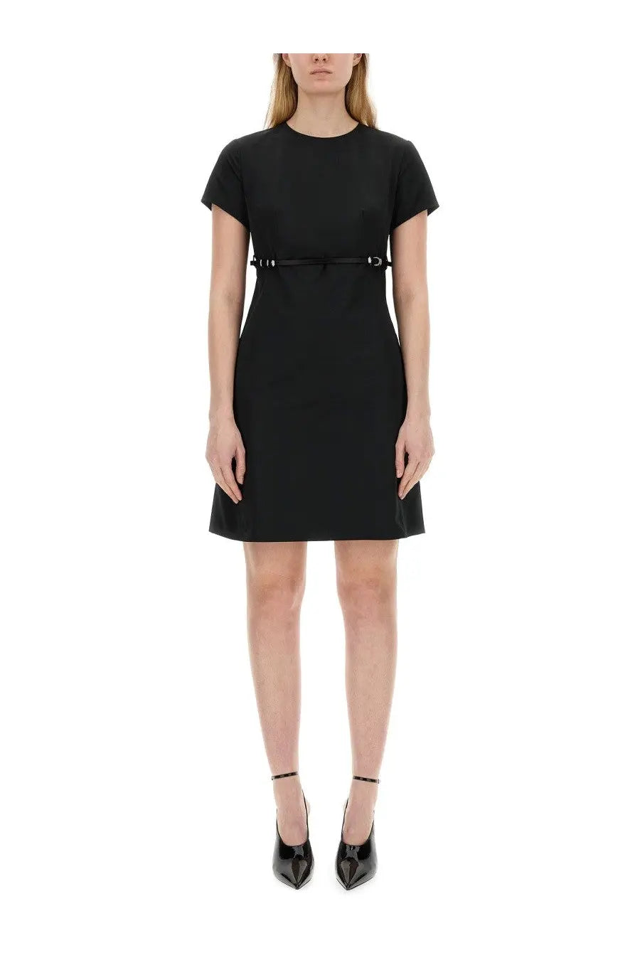Givenchy Women's Taffeta Voyou Dress Black