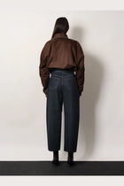 Givenchy Women's Twisted Dark Blue Denim Jeans Blue, view 3