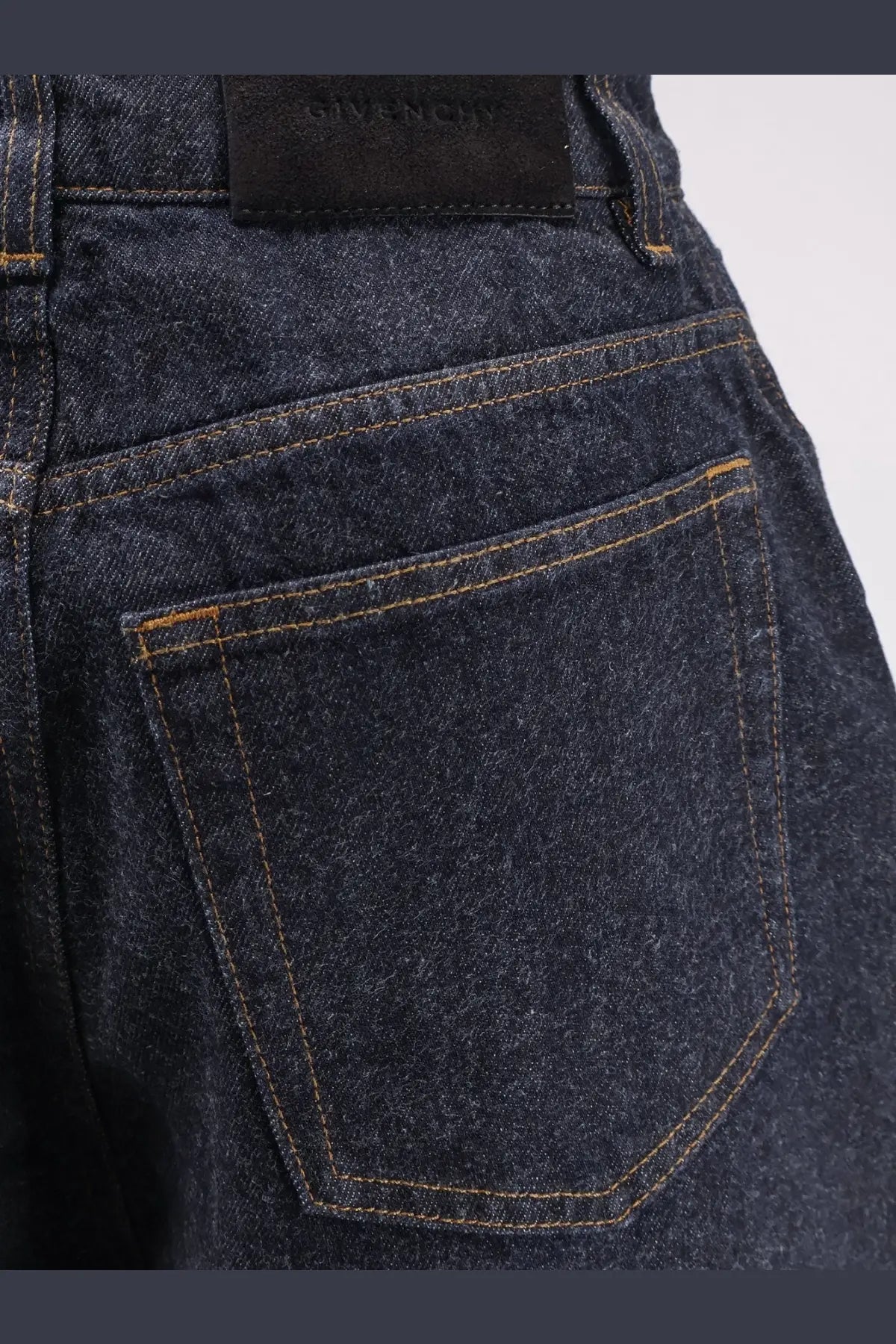 Givenchy Women's Twisted Dark Blue Denim Jeans Blue, view 5