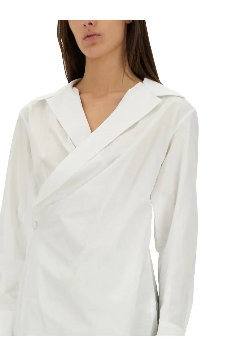 Givenchy Women's Wrap Around Shirt White, view 4