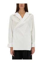 Givenchy Women's Wrap Around Shirt White
