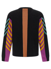 Kiko Kostadinov Gizi Panelled Sweater Gold