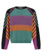 Kiko Kostadinov Gizi Panelled Sweater Gold