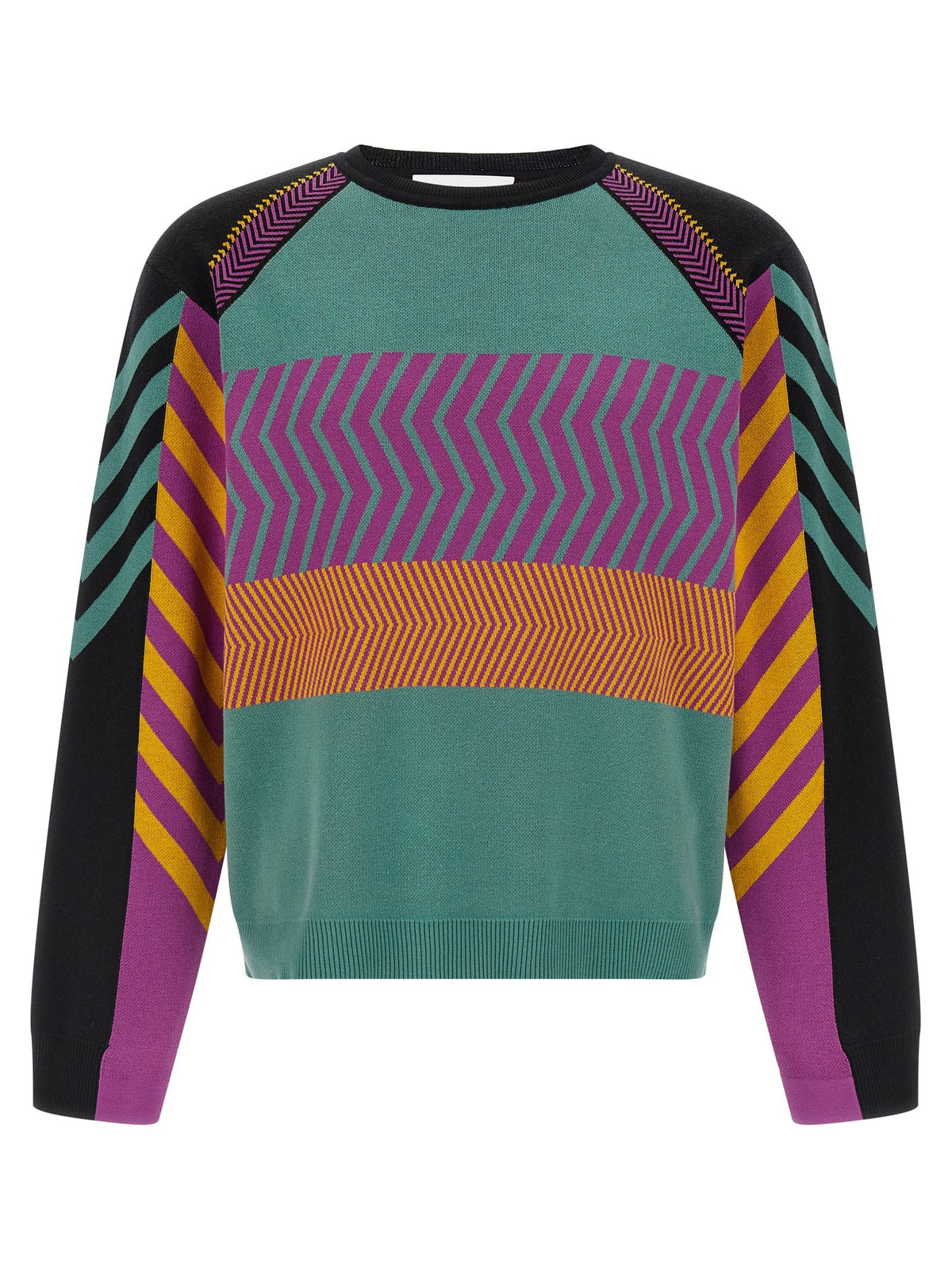 Kiko Kostadinov Gizi Panelled Sweater Gold