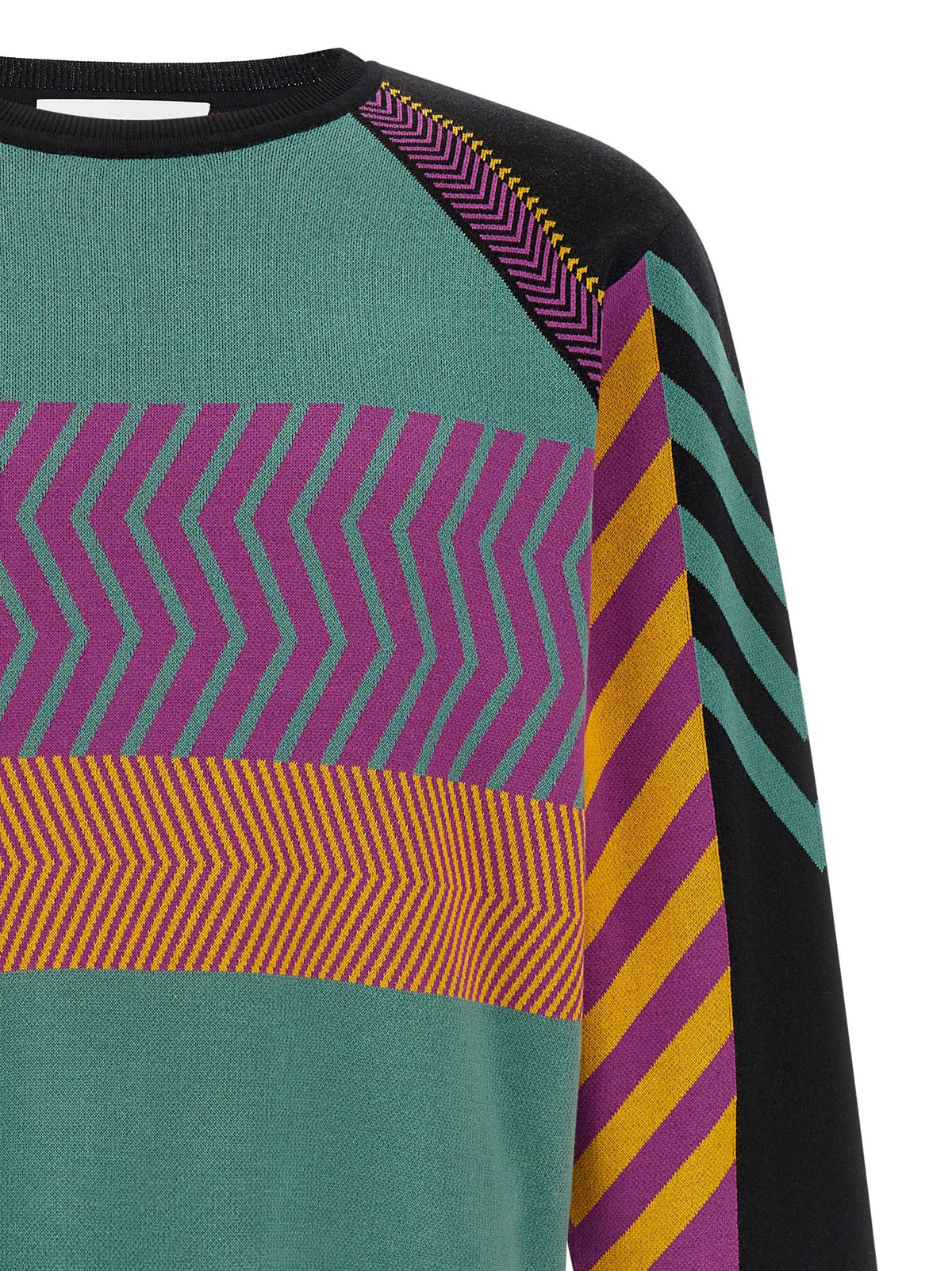 Kiko Kostadinov Gizi Panelled Sweater Gold, view 3